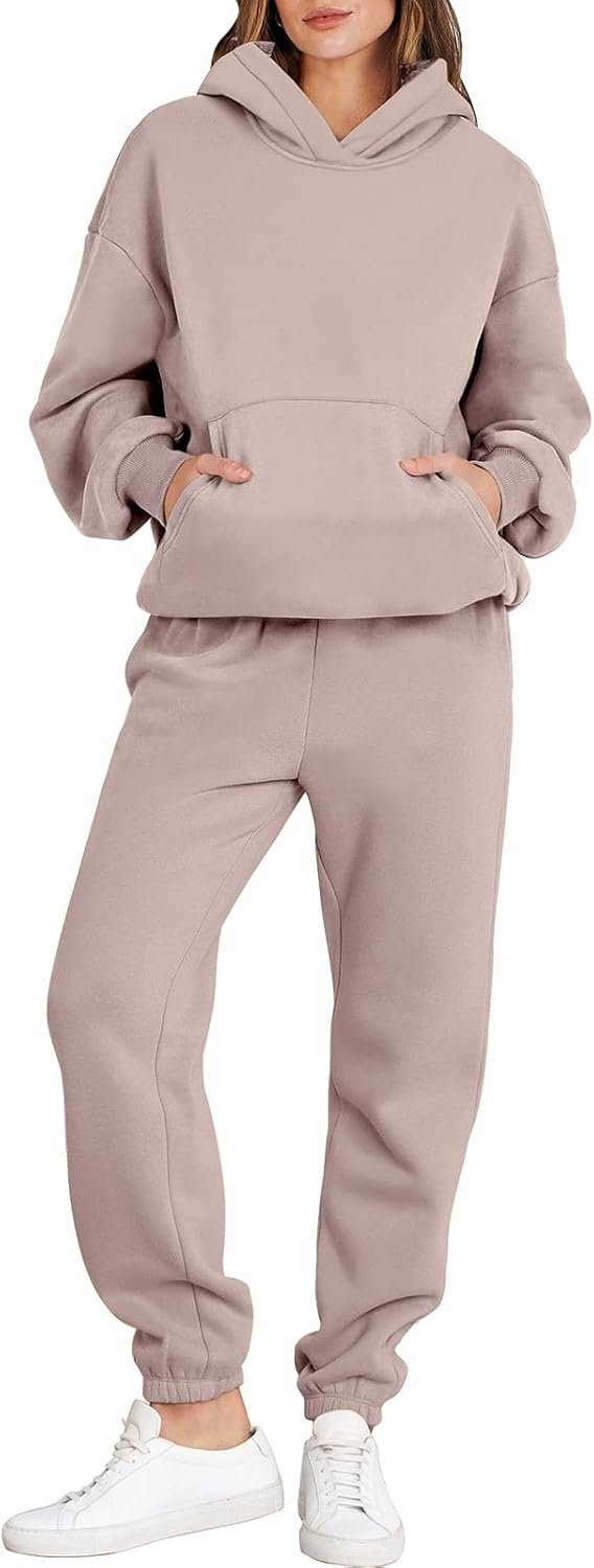 519XE7RwtlL._AC_SL1500_.jpg Women 2 Piece Outfits Lounge Hoodie Oversized Sweatshirt Jogger Sweatpants Y2K Tracksuit Sweatsuit Set Fall Clothes - Image 1