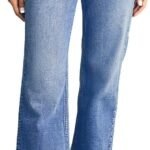 Women Wide Leg Jeans High Waisted Stretchy Straight Leg Jeans Loose Trendy Denim Pants with Pocket