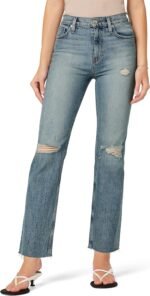 Women  High-Rise Straight Leg Ankle Jean
